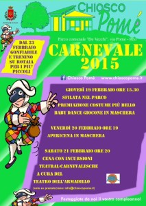 Carnevale 2015 al Chiosco Pomè