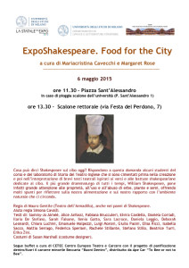 ExpoShakespeare 6Maggio