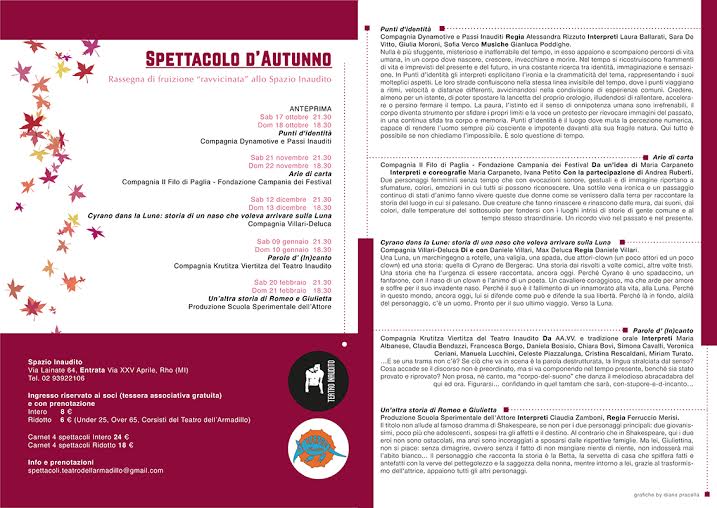 Flyer Spettacolo D'Autunno 2015-2016 Low Quality