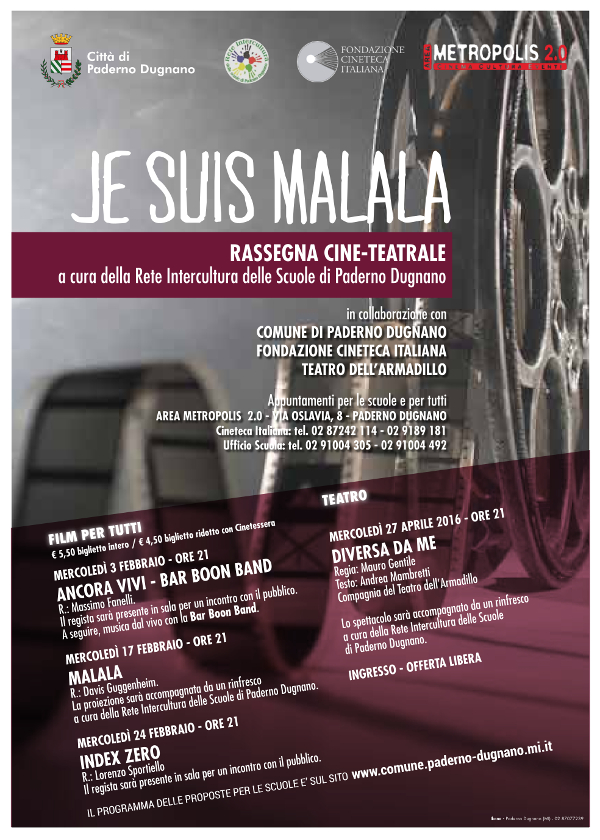 Manifesto Rassegna Cine-Teatrale - Je Suis Malala